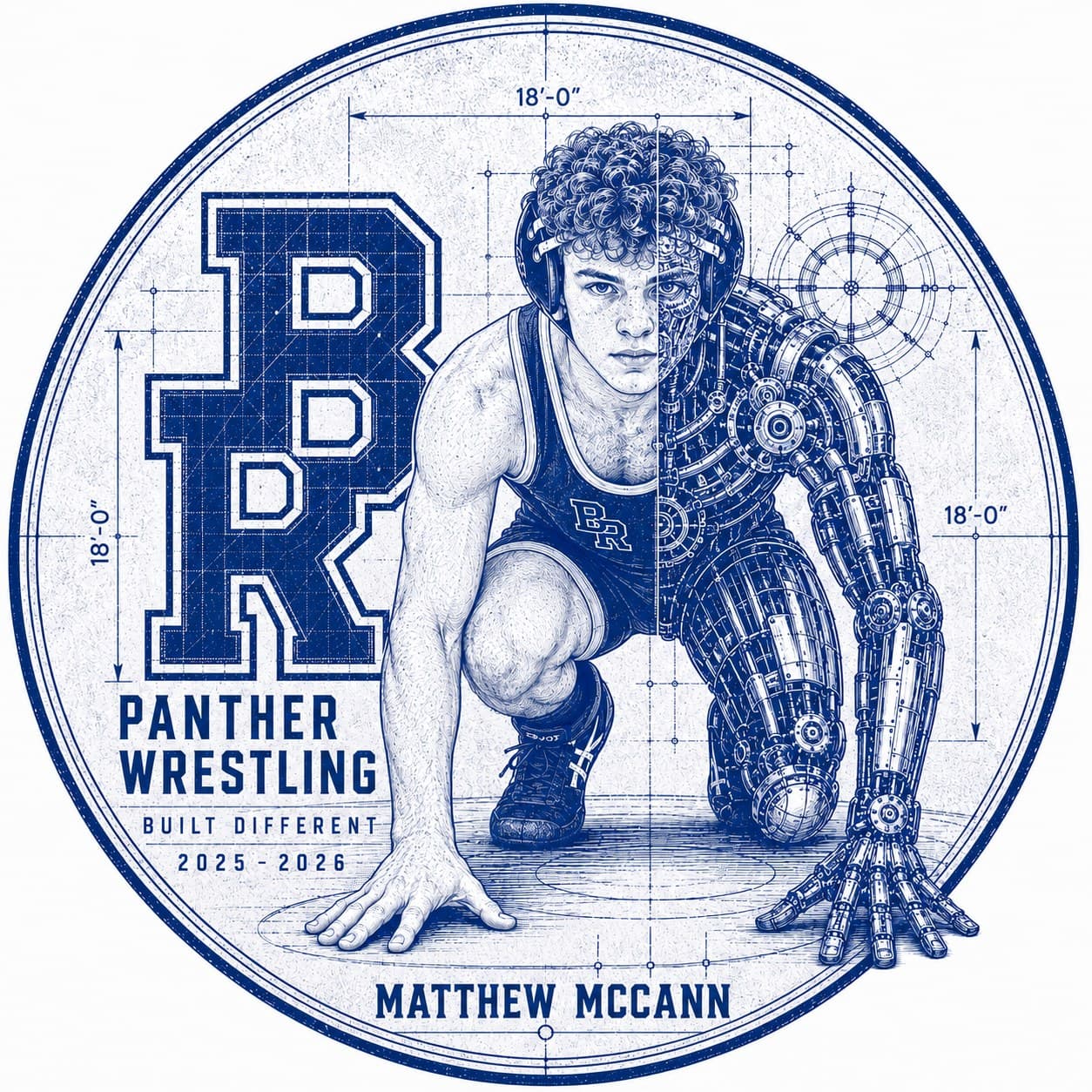 Wrestling — "Built Different" Concept Piece