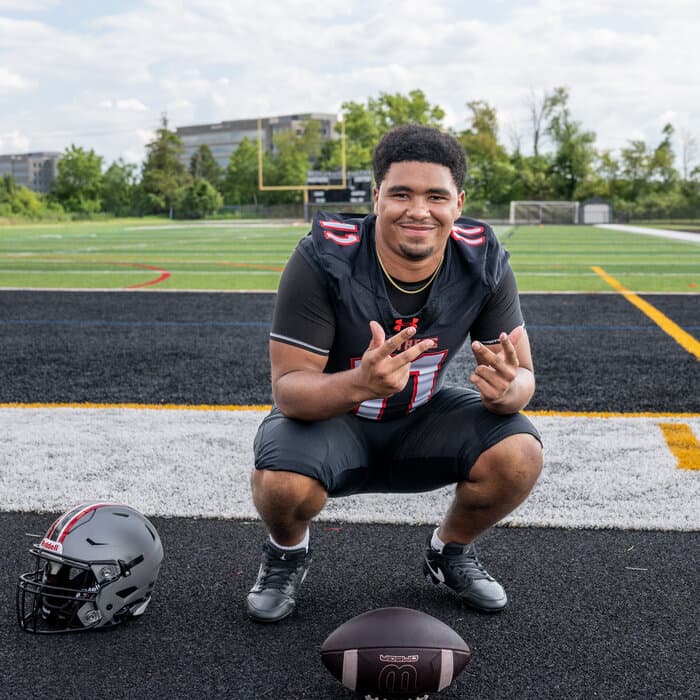 Jahmier Black — Bridgewater-Raritan Panther Football, Zarcone Photography