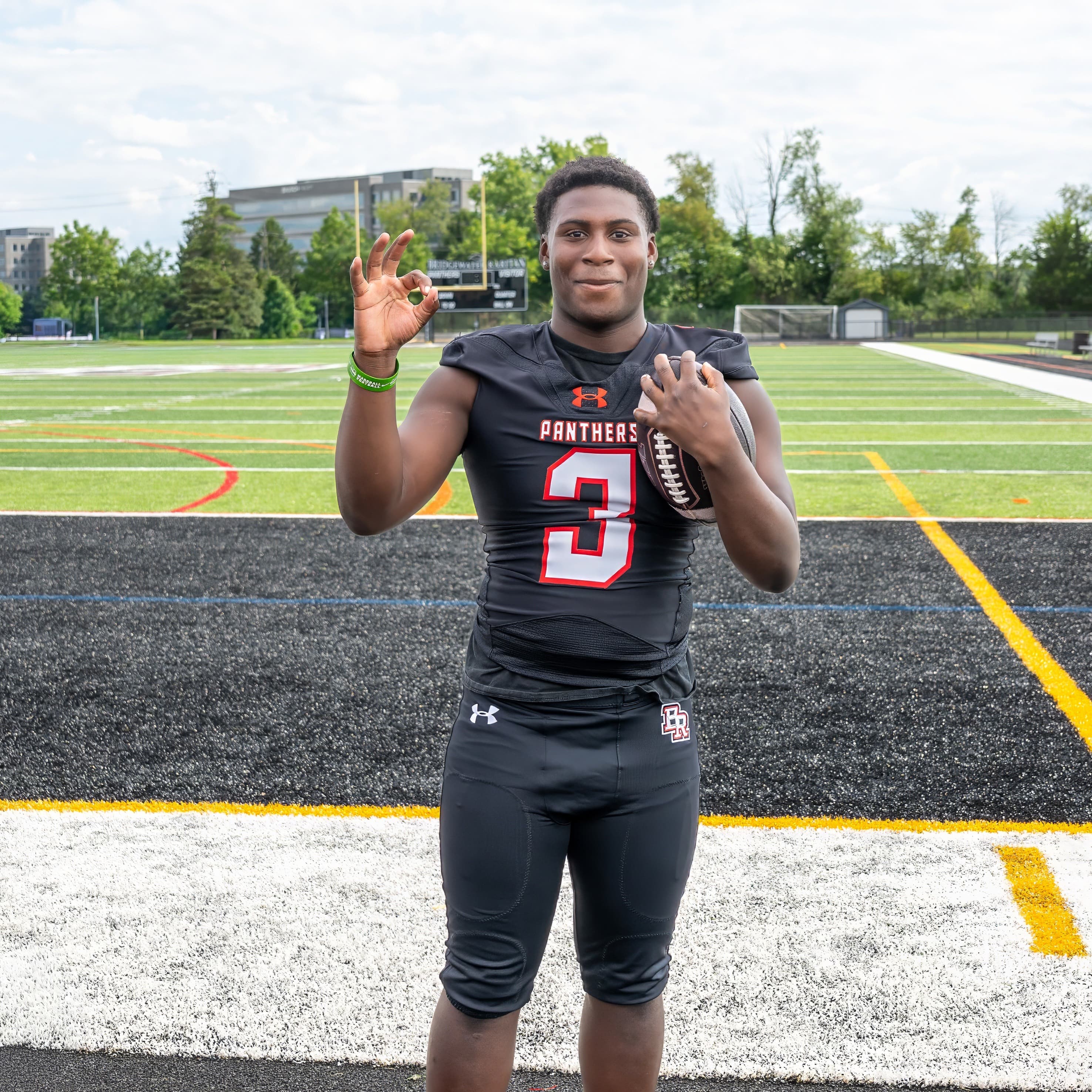 Jonathan Okolo — Bridgewater-Raritan Panther Football, Zarcone Photography