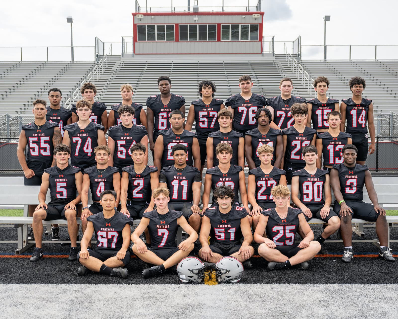 Varsity Seniors — Bridgewater-Raritan Panther Football Media Day, Zarcone Photography