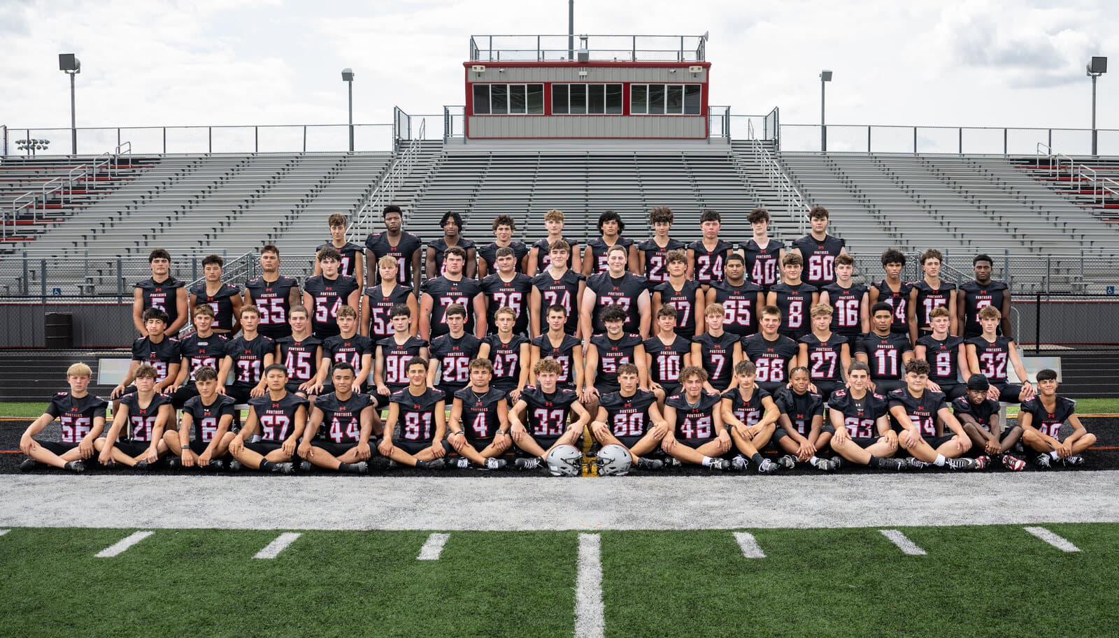 Varsity Team — Bridgewater-Raritan Panther Football Media Day, Zarcone Photography